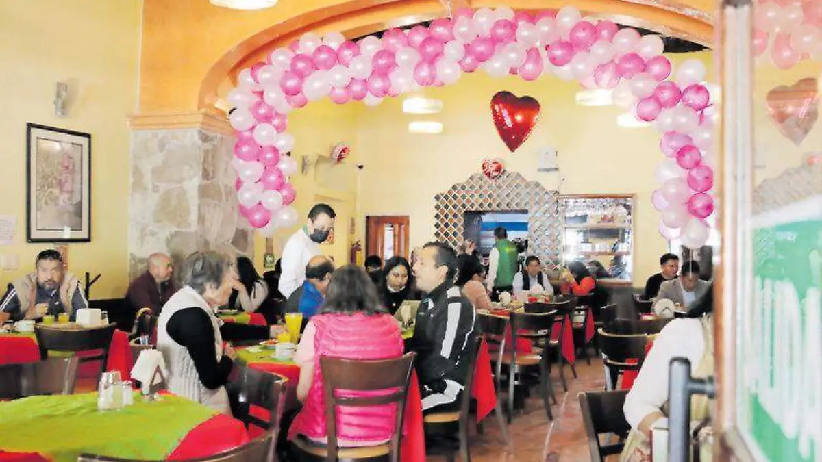 Restaurante, día del amor y amistad